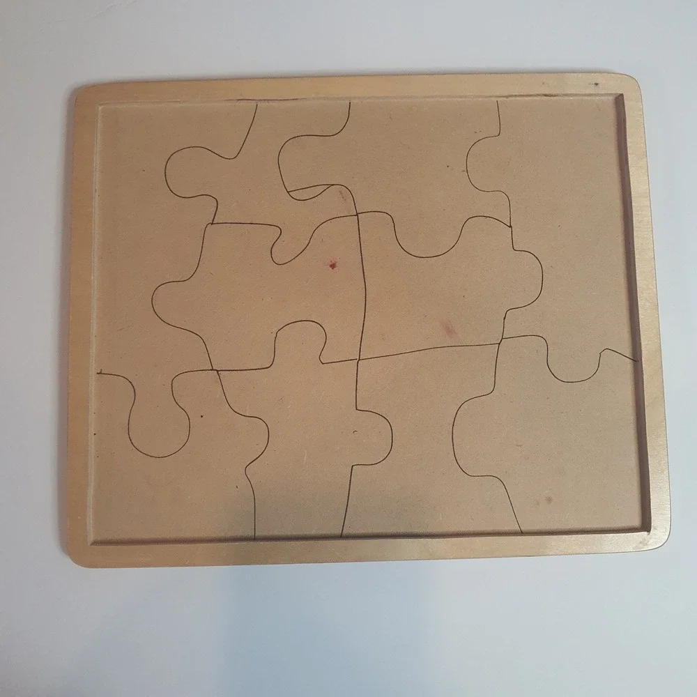 Wooden Airport Tray Puzzle 12 Piece Airplane Control Tower‎ Scene Jigsaw Learn